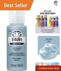 Acrylic Paint 2oz Compatible with Canvas Paper Styrofoam Wood Non Toxic Matte…