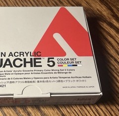 HOLBEIN ACRYLIC GOUACHE 5 COLOR SET A 20ml D991