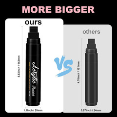 5 Pcs Black Jumbo Poster Marker,15mm Wide Tip Thick Acrylic Paint Pen Paint Mark