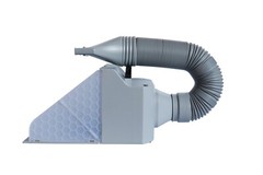 HB-16-2F Paasche Hobby / Craft Airbrush Spray Booth W/ Dual Fans & Exhaust Duct)