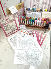 Ginger’s Cameo K002 1/2 KIT PLUS~40 Cameo Acrylic Ballpoint Fabric Paints & MORE