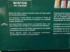 Winsor & Newton Winton Oil Colors Basic Paint Tube Set Assorted Colors 10 PCS
