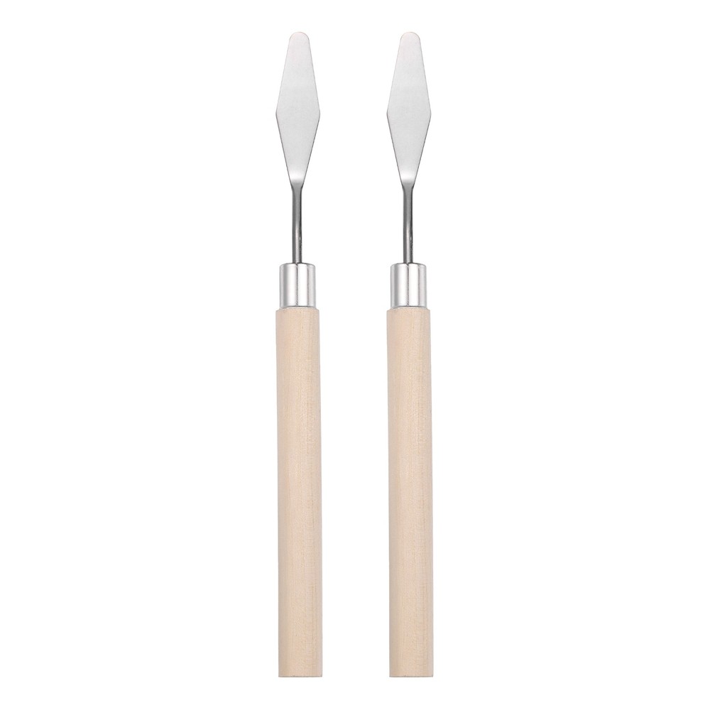 2Pcs Palette Knife Pointed Head, 17.1cm/6.8inch Long Palette Knives