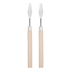 2Pcs Palette Knife Pointed Head, 17.1cm/6.8inch Long Palette Knives