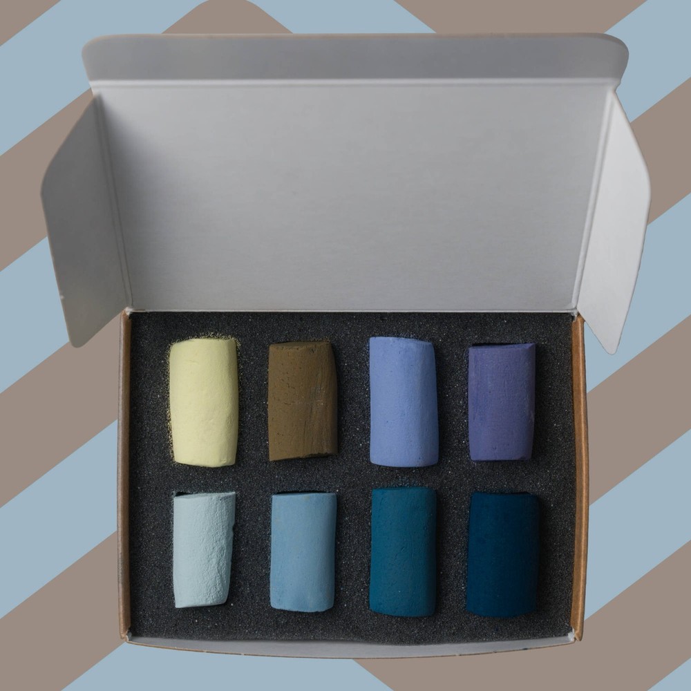 Unison Artists Soft Pastel Box Set – 8 Half Sticks – WINTER Colours