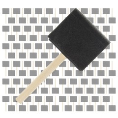 360 Pack – 3″ Foam Sponge Paint Brush Set Wood Handle Craft Touch Up Stain