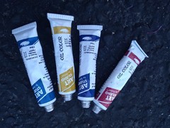 Vintage Art Studio by Battat Oil Color Watercolor LOT NEW SEALED 11 TUBES