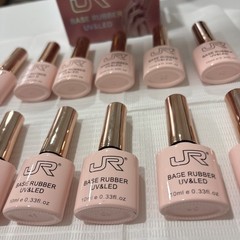 10ml 12pcs Rubber Bottom Paint No Need Color Gel with Transparent & Textured