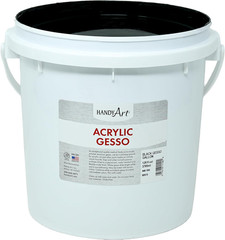 Student Acrylic Gallon, Black Gesso,440-104, 128 Fl Oz (Pack of 1)