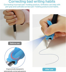 Grooved Book Magic Pens for Kids Disappearing Ink Pens and Reusable Grooved Hand
