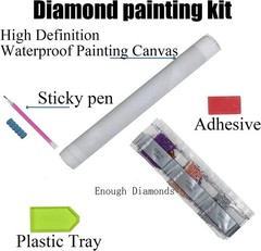 Diamond Art Painting Kits for Adults, Shhh Full Drill Diamond Dots Paintings …