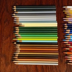 Set of 59 Venus Spectracolor ALL DIF COLORS Colored Pencils Lot Vintage RARE Art