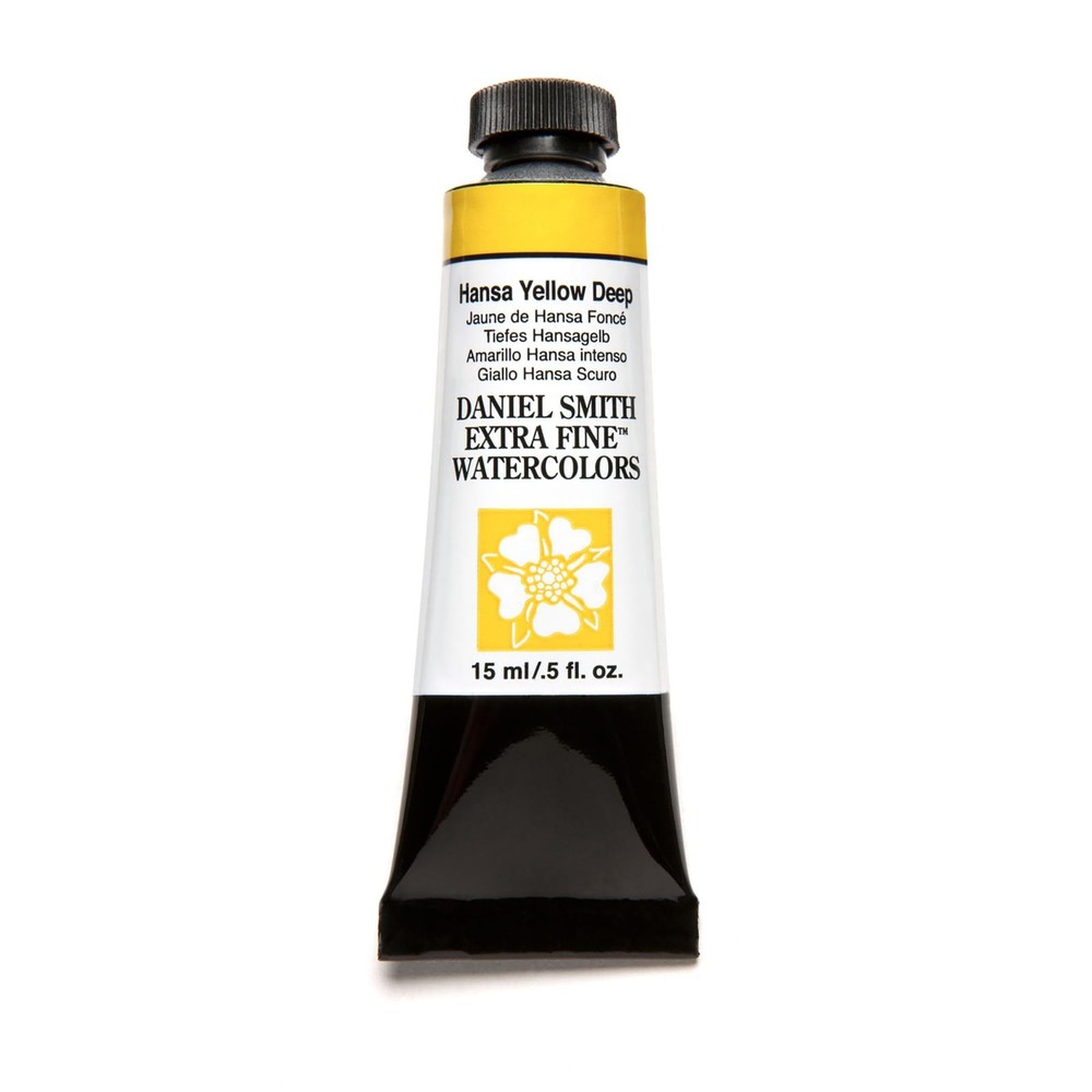 Daniel Smith, Hansa Yellow Deep Extra Fine Watercolor 15ml Paint Kitchen