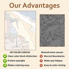 Fall Paint by Numbers Kit for Adults Autumn Landscape Adult Paint by Number …