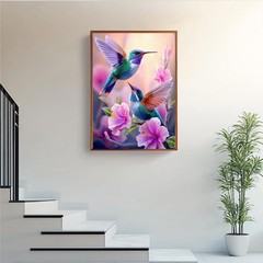 TOPCLTV Hummingbirds Diamond Art Painting Kits for Adults HS002-1