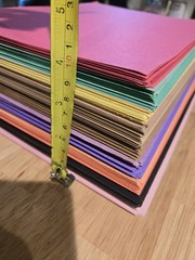 Lot of Opened Construction Paper, 9″ x 12″, Various Colors