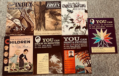 VTG Drawing and Painting Instruction Books, Lot of 7