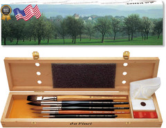 da Vinci Watercolor Series 5240 Deluxe Paint Brush Set, Natural Hair and Synt
