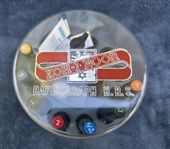 RARE – Complete Late 70’s KOH-I-NOOR Rapidograph Technical Pens HRS Carrousel
