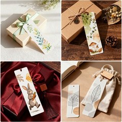 120 Sheets Watercolor Paper Blank Cards, 140 lb/300 GSM Blank Bookmarks with …
