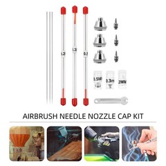 1 Set/10PCS Airbrush Needle and Nozzle Replacement Airbrush Repair Supply