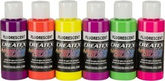 Neon Airbrush Paint Set, Fluorescent Colors