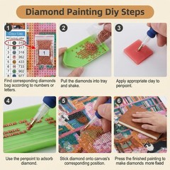 Diamond Art Kits for Adults, Eternal 12x16inch, 30x40cm, Skull Corpse Bride