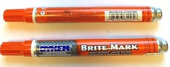 DYKEM MARKERS BRITE-MARK 2 PC INDUSTRIAL ALL PURPOSE ORANGE #84005