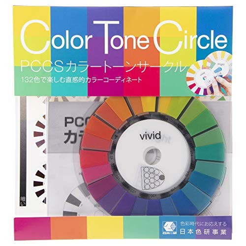 Japanese PCCS Color Tone Circle 11 Transparent Discs 132 Colors with Pouch Japan