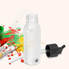 Plastic Jar Bottles Airbrush Paint Bottles 30ML Dual-Action Siphon Suction Feed