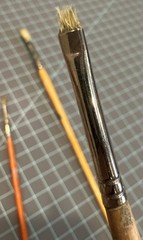 GRUMBACHER Gainsborough Loew Cornell Red Sable Hair Germany Paint brush VTG Lot