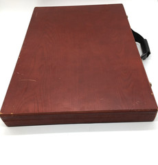 Art Supplies Pack Deluxe Wood Box Art Set Craft Drawing Painting Kit Secure Lash
