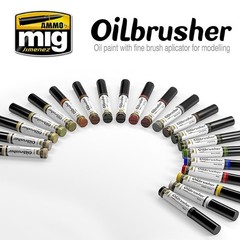 AMMO MIG-3512 Dark Brown Oil Brush