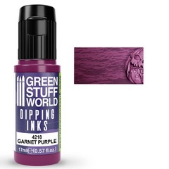 Green Stuff World Dipping ink 17 ml – Garnet Purple Dip – Wargaming and Modeling