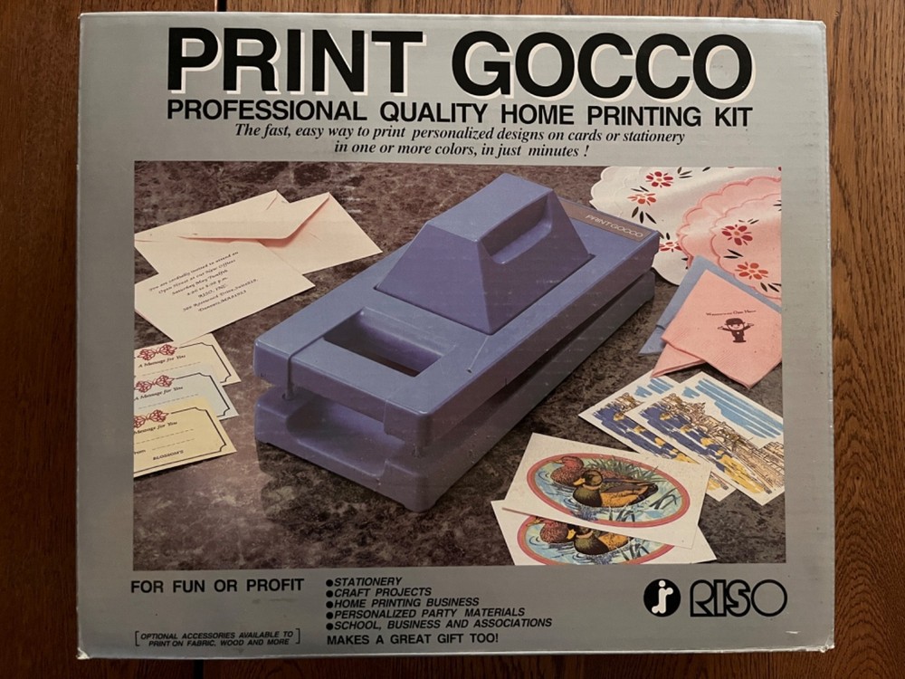 Riso Print Gocco B6HM Kit (S-103), Vintage, Bulbs and Screen Included