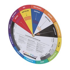 13cm Diameter Tattoo Color Wheel Chart Prevent Discoloration Tattoo Pigment Mixi