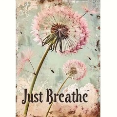 Dandelion Paint by Numbers Kit for Adults DIY Floral Canvas Art Painting