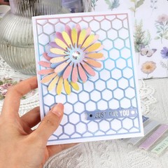 24 Sheets 6×6 Glitter Ombre Pastel Cardstock for Scrapbooking Cards Crafts