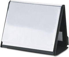 52132 Easel Book, Horizontal, 20 Pocket, 11-Inch X8-1/2-Inch , Black
