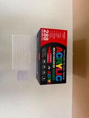 Guangna Acrylic Paint Markers, Brush Tip Acrylic Paint Pens, Quick-Drying…