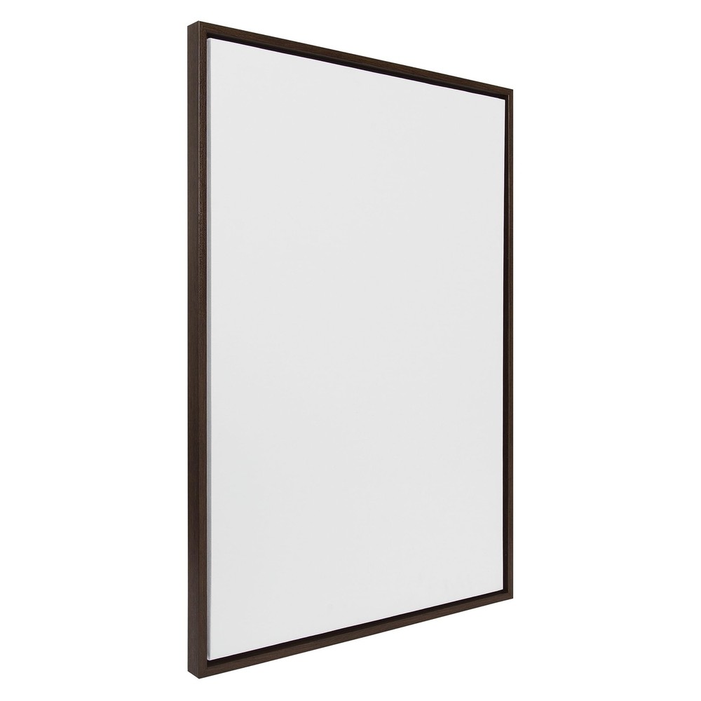 Kate And Laurel Sylvie Blank Framed Canvas Wall Art 28X38 Brown Modern Empty