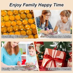 Diamond Art Kits for Adults – 5D Grandmas Diamond Painting Kit for Beginners,V