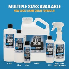 Ready-to-Use Airbrush Cleaner, Deep Cleaning Solution for Artist Tools 32 oz