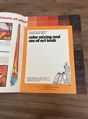 Vintage Craftint “Enjoy Color Mixing and Use of Art Tools ” Instruction 1971
