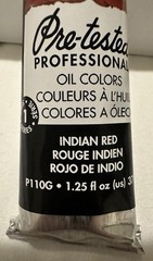 Grumbacher Pre-Tested Oil Paint, 37Ml/1.25 Ounce, Indian Red (P110G)