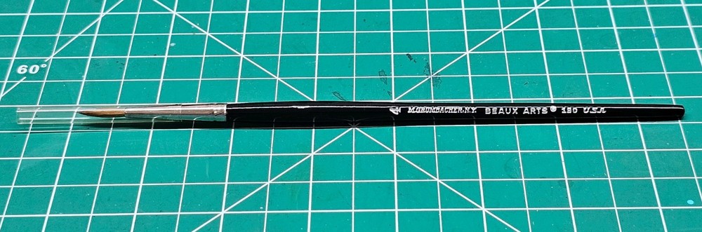 Grumbacher Series 190 Beaux Arts Red Sable Artist Brush Size 4 NOS