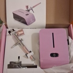 Cake Craft Mini Airbrush Compressor Kit w/ Airbrush Gun, Pink