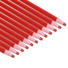 Peel-Off China Markers, 36 Pack Grease Wax Pencils Wood, Red