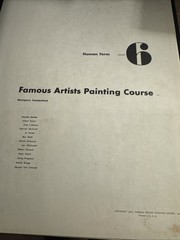 FAMOUS ARTISTS PAINTING COURSE ~ 1953 ~ 3 Cloth Vintage Binders ~ Excellent
