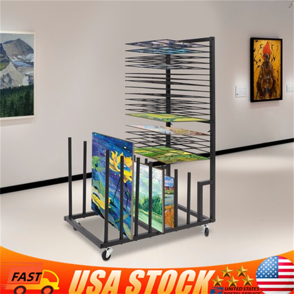 Art Drying Painting Rack Artwork Display Art Canvas Storage Rack Storage Stand